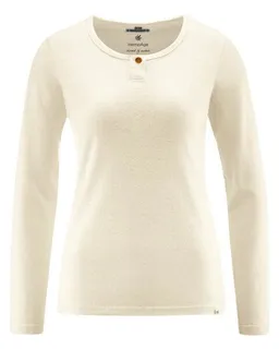 HempAge HempAge Bequemes Langarmshirt Hanf/Biobaumwolle – Produktbild 1 von 1