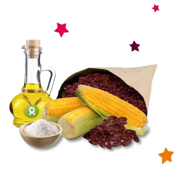 OxfamUnverpackt OxfamUnverpackt Spenden-Geschenk "Nahrungspakete" (Weihnachtskarte mit Magnet) – Produktbild 1 von 2
