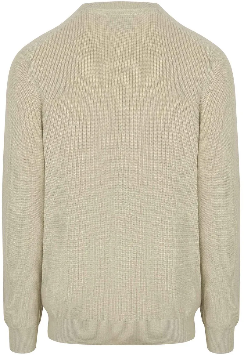 Lyle and Scott Lyle & Scott Rib Pullover Greige - Größe M, Grau, – Produktbild 1 von 4