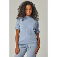 YOU LOOK PERFECT YOU LOOK PERFECT 100% Merino gestricktes T-Shirt "Elfie", Himmelblau (blau), – Produktbild 1 von 1