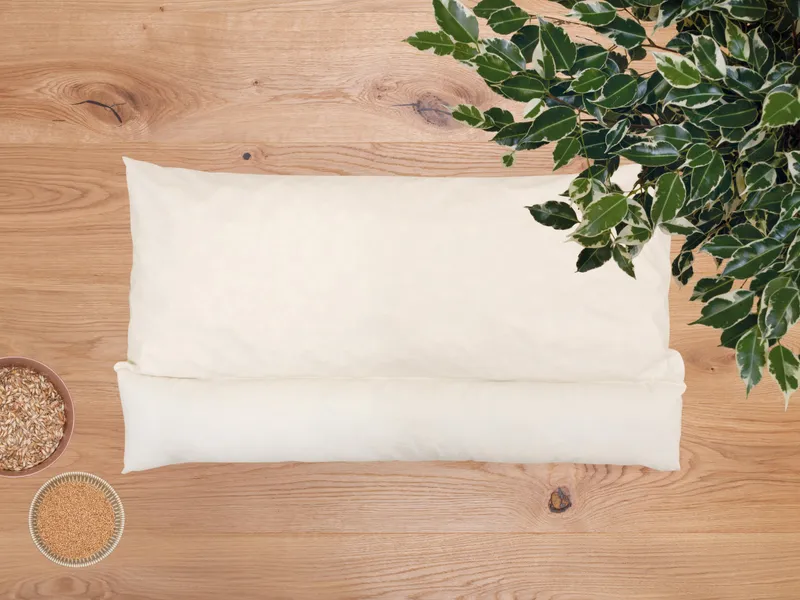 allnatura allnatura Dinkel-Hirse-Nackenstützkissen "Sanavera-Plus" - Schnäppchen 2092-07422 | 40x80 cm – Produktbild 2 von 2