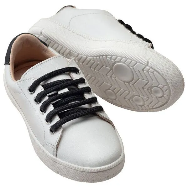 Pololo Pololo Sneaker aus Kaktus-Leder-Imitat vegan, Weiss, – Produktbild 2 von 2