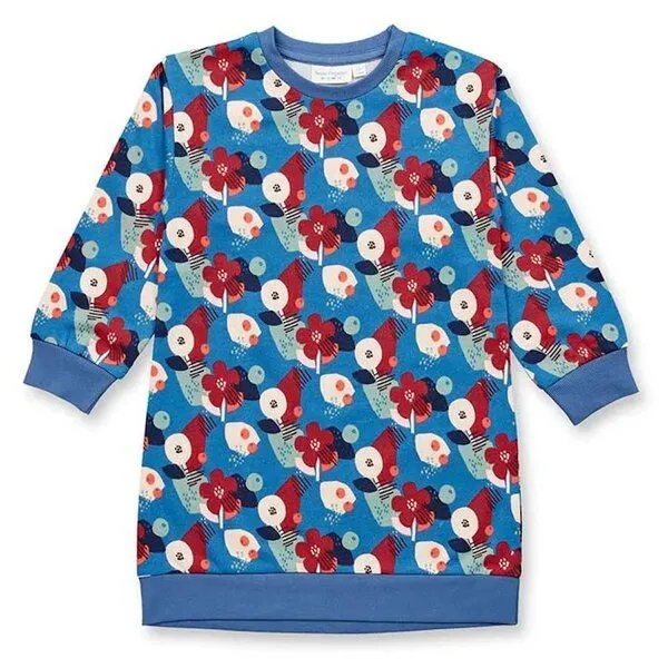 Sense Organics sense-organics Sweatkleid JOLA von Sense Organics, Abstrakte blumen, – Produktbild 2 von 4