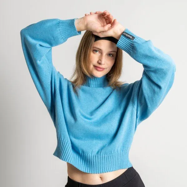 trueStory trueStory Oversized Pullover - EUGENIE, Cool blue (blau), – Produktbild 4 von 4