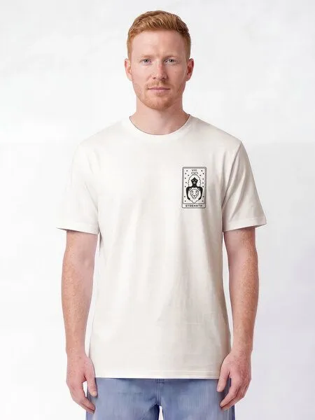 watapparel watapparel T-Shirt Unisex Tarot Strength, Off white, – Produktbild 2 von 2