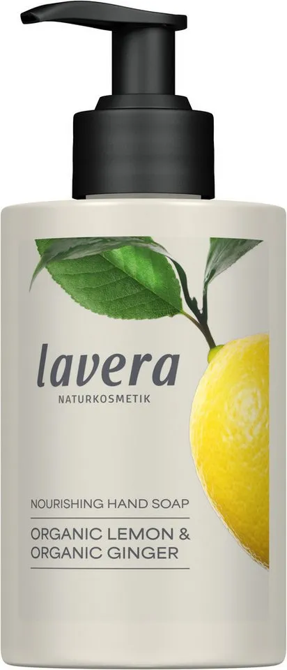 lavera lavera Handseife Pflegeseife Bio-Zitrone & Bio-Ingwer, 1-tlg., Weiß, – Produktbild 2 von 3