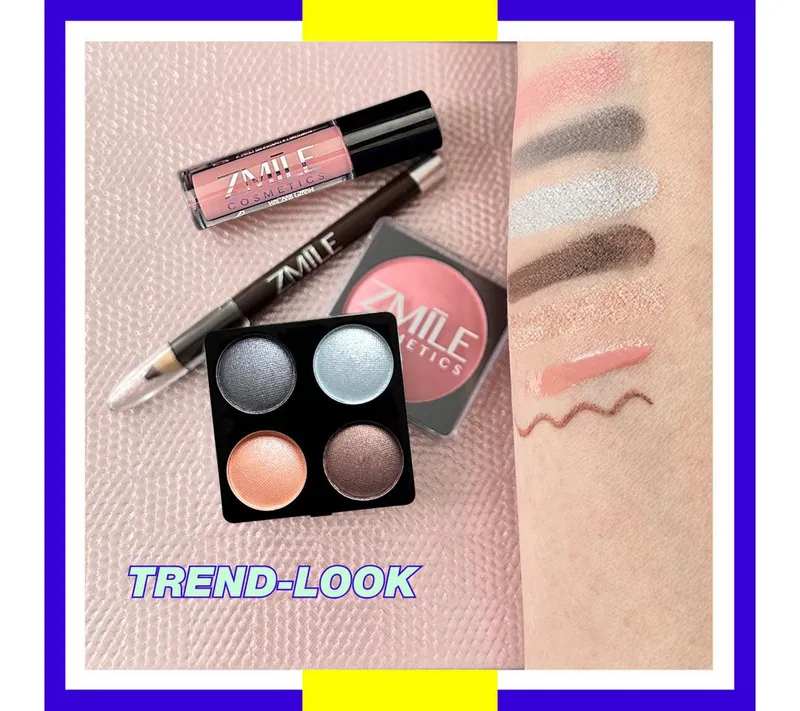 ZMILE COSMETICS Kosmetik-Koffer EYE-CATCHER, 42-tlg., mit veganer Formulierung, Bunt|rosa, – Produktbild 5 von 5