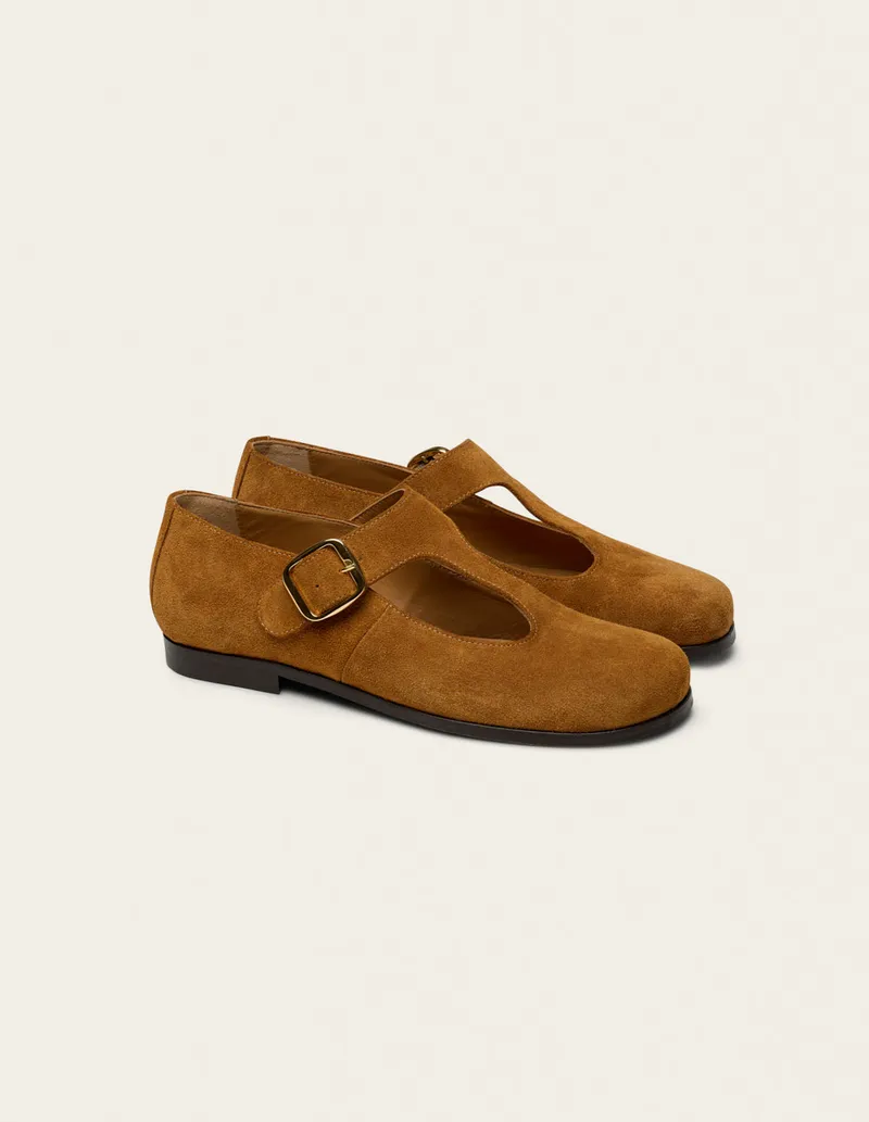 Odaje Wildleder Ballerina Modell: Opal, Amber, – Produktbild 1 von 1