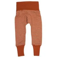 Cosilana Cosilana Baby Hose mit Bund kbT Schurwolle u Seide, Orange-geringelt, – Produktbild 1 von 1