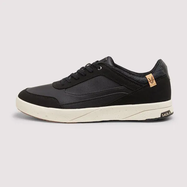 SAOLA SAOLA Quito W - leicht & vegan Sneaker mit elastischen Schnürsenkeln, Black, – Produktbild 3 von 4