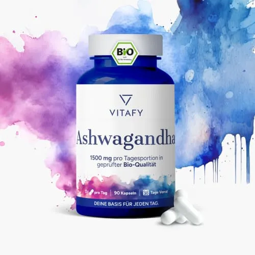 VITAFY VITAFY Bio Ashwagandha (90 Kapseln) – Produktbild 1 von 1