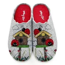 MayBe Vegane Schuhe "MayBe ® Lady Bug's House" aus recycelten PET Flaschen, fair produziert – Produktbild 1 von 1