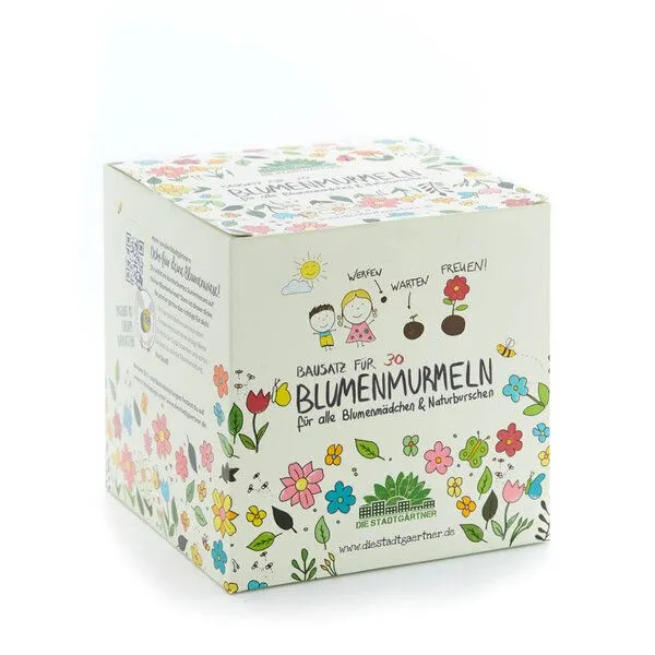 Die Stadtgärtner Die Stadtgärtner Bausatz für Blumenmurmeln I Ausreichend für mehr als 30 Samenbomben – Produktbild 4 von 5
