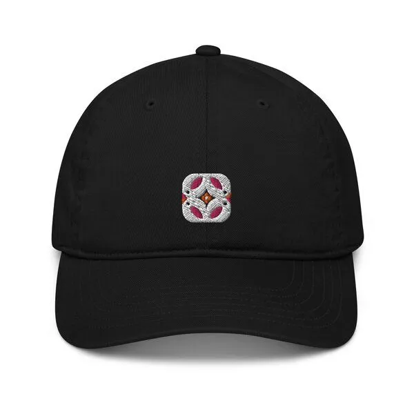 PepMelon Frühlingsvögel - 3D gestickte Bio-Baseballmütze, Baseball Cap Birds, Creme (weiss), – Produktbild 2 von 4