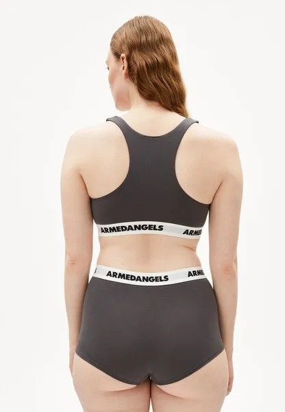 ARMEDANGELS ARMEDANGELS TONJAA Damen Bralette aus Bio-Baumwoll Mix, Iron cast, – Produktbild 2 von 4