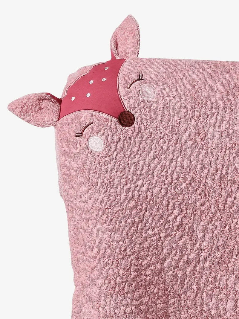 Vertbaudet 2er-Pack Ftee-Bezüge für Baby Wickelauflage personalisierbar, Dunkelrosa reh, – Produktbild 3 von 3
