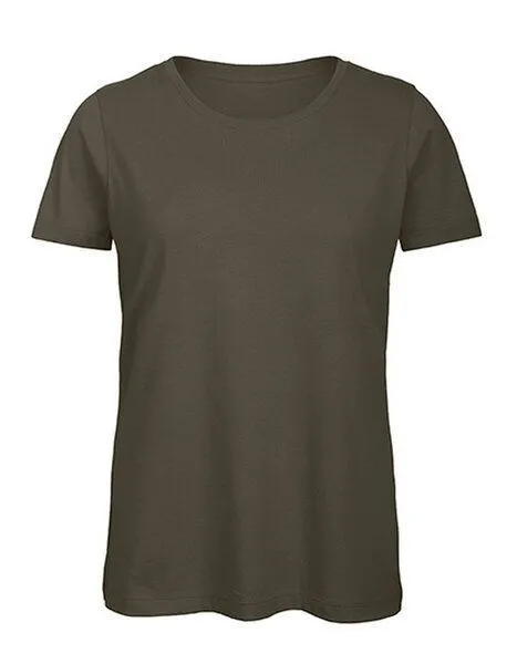 B&C Collection B&C Collection Inspire T-Shirt / Damen / Lady Rundhals 140 gr /m², Khaki, – Produktbild 2 von 3