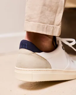 Minuit Sur Terre Minuit Sur Terre Herren vegan Sneaker Barkley Weiß Blau – Produktbild 1 von 1