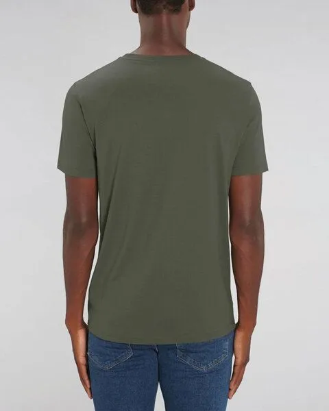 Human Family Human Family Bio Herren City T-Shirt "Amsterdam - Coordinates", Khaki, – Produktbild 3 von 3