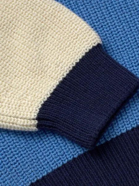 thinking mu thinking mu Carmen Blue Multicolor Knitted Sweater – Produktbild 4 von 4