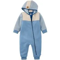 hessnatur hessnatur Softfleece Overall Regular aus reiner Bio-Baumwolle, Rivierablau, – Produktbild 1 von 1