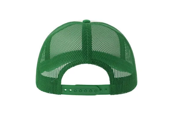 Atlantis Headwear Atlantis Headwear Damen / Herren Mesh Cap 15 Farben, Weiss/grün, – Produktbild 4 von 5