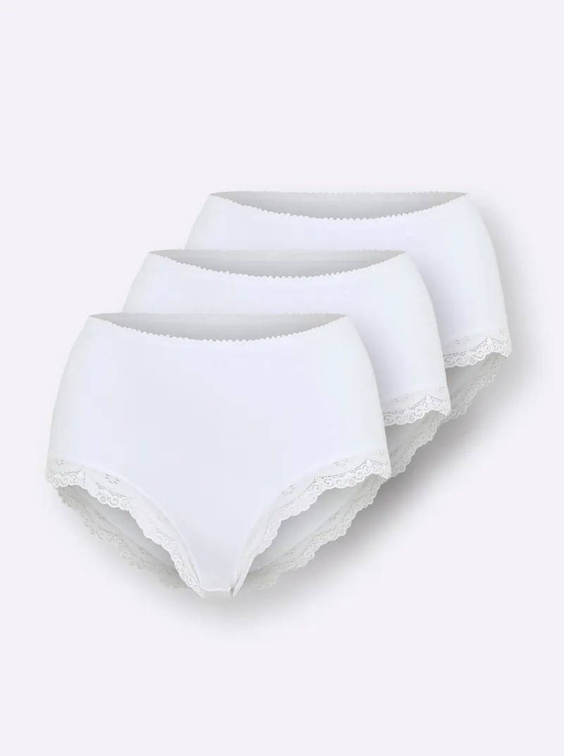 wäschepur Taillenslip weiß, Weiß, – Produktbild 2 von 3