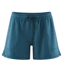HempAge Hempage Damen vegan Shorts Aus Piqué Jersey Von Reef In Der Farbe Teal – Produktbild 1 von 1