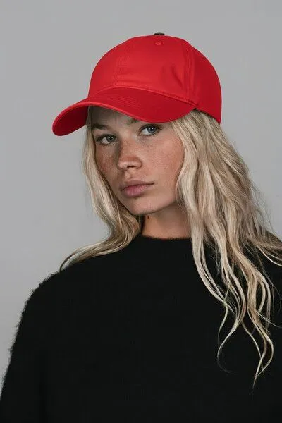 Lou-i Lou-i Dad Cap Bio-Baumwolle, Rot, – Produktbild 3 von 4