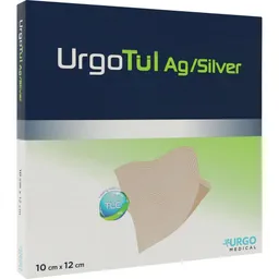 Urgo URGOTÜL Silver 10x12 cm Wundgaze 10 St Wundgaze – Produktbild 1 von 1