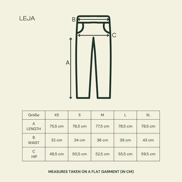 NORDLICHT NORDLICHT Musselin Hose Leja Lang aus 100% Bio-Baumwolle, Natur (taupe), – Produktbild 4 von 4