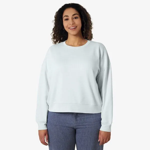YTWOO YTWOO Modernes Damen-Sweatshirt – weich, nachhaltig & zeitlos, Blue ice, – Produktbild 1 von 4