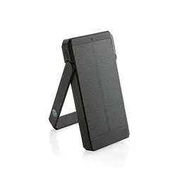 XD Xclusive XD Xclusive Skywave 10000mAh Solarpowerbank aus RCS recycelt. Kunststoff, Schwarz, – Produktbild 1 von 1