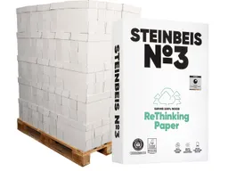 Steinbeis 300 x 500 Blatt Steinbeis Recycling-Kopierpapier "No.3, PureWhite" DIN A4 – Produktbild 1 von 1