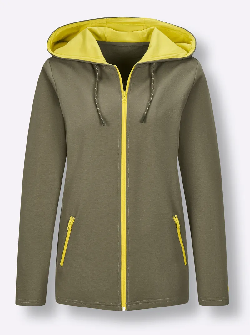 feel good Jacke khaki, Khaki, – Produktbild 1 von 2