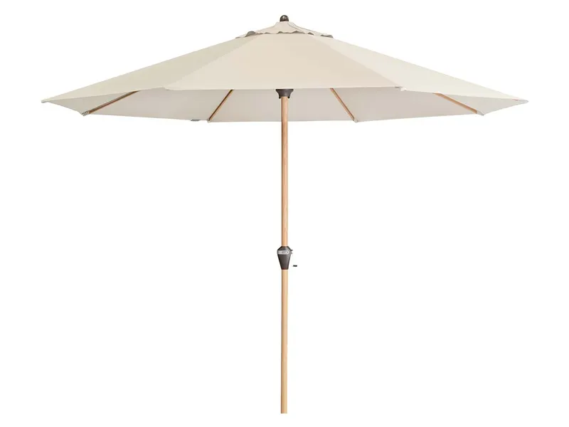 Doppler doppler Sonnenschirm "Alu Wood Ultra" Ø 350 cm, Esche hell, natur – Produktbild 1 von 1