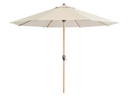 Doppler doppler Sonnenschirm "Alu Wood Ultra" Ø 350 cm, Esche hell, natur – Produktbild 1 von 1