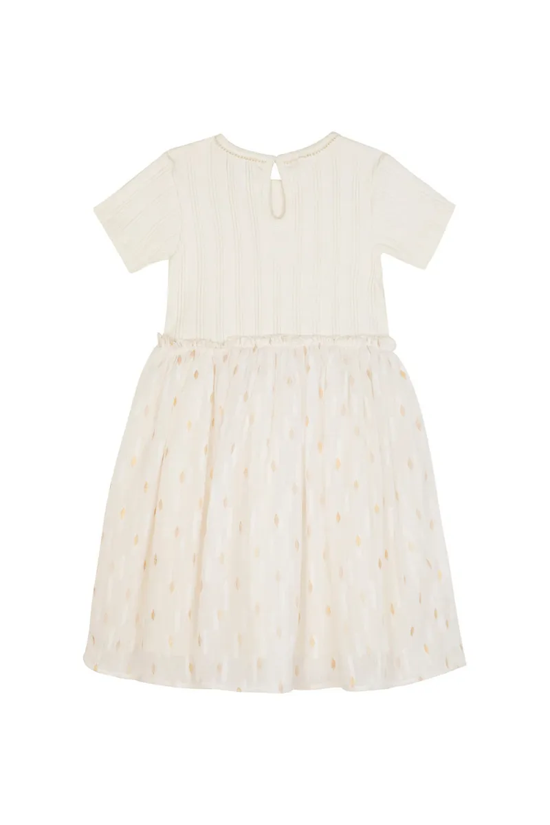 Noppies Kids Kleid Manou, Weiss, – Produktbild 1 von 3