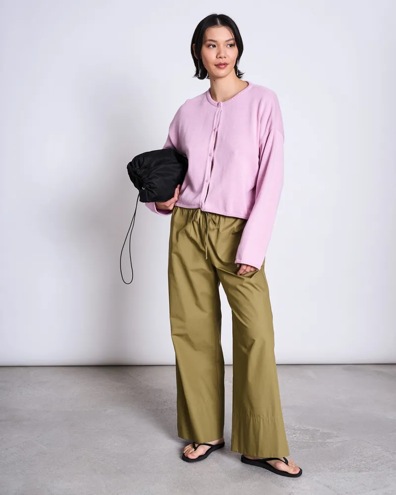 JAN N JUNE JAN 'N JUNE Damen vegan Strickjacke Light Asas Hellorchideefarben, Hell-pink, – Produktbild 1 von 2