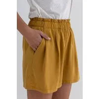 TWOTHIRDS TWOTHIRDS Damen vegan Shorts Calobra Senf – Produktbild 1 von 1