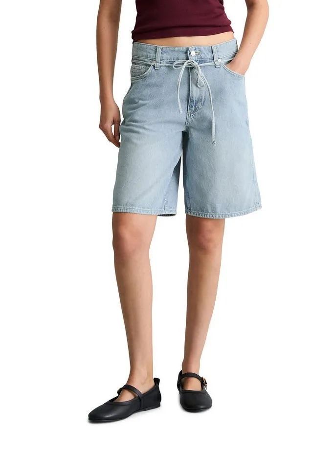 Marc O'Polo DENIM Shorts aus reiner Baumwolle, Blau, – Produktbild 1 von 5