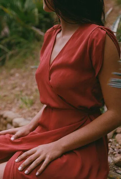 Nénés Nénés Kleid Inès, Terrakotta, – Produktbild 3 von 4