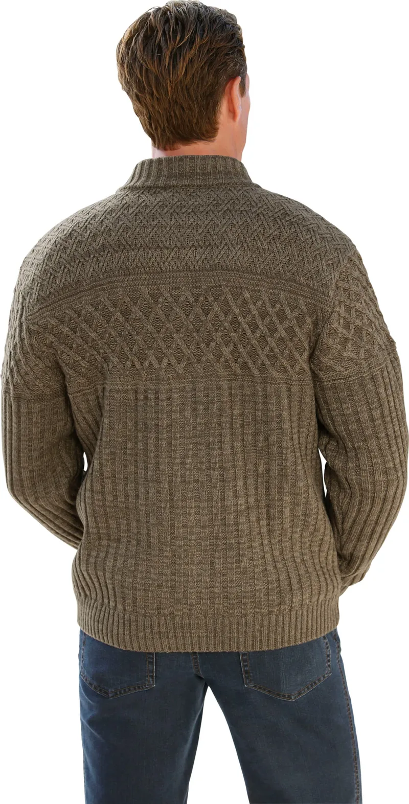 marco donati Strickjacke schilf-meliert, Schilf-meliert, – Produktbild 3 von 3
