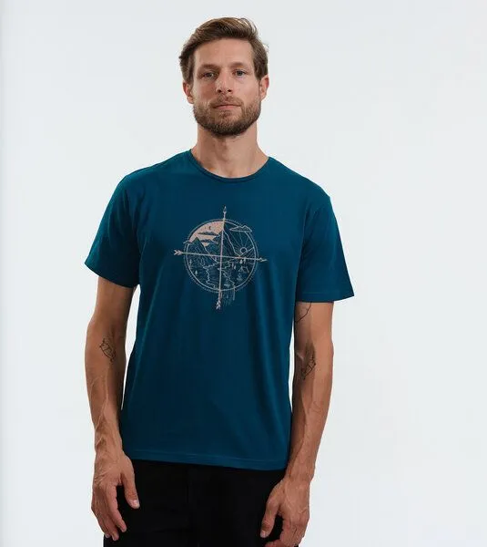 Gary Mash GARY MASH Shirt Alfresco aus Biobaumwolle, Petrol, – Produktbild 2 von 4