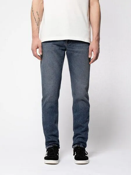 Nudie Jeans Nudie Jeans Jeans - Steady Eddie II - aus einem Bio-Baumwolle/Elastan Mix, Blue, – Produktbild 4 von 8