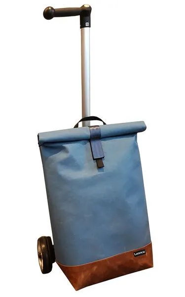 Leonca Leonca Upcycling Einkaufstrolley aus Turnmatte & Lederboden, Turnmatte & lederboden, – Produktbild 3 von 4