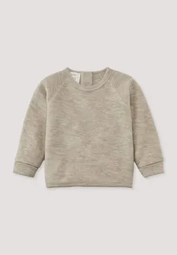 hessnatur hessnatur Wollfrottee Sweatshirt Raglan aus reiner Bio-Merinowolle – Produktbild 1 von 1