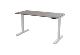 ASSMANN Büromöbel Schreibtisch Y-LINE Curved (120x70cm Silber Sichtbeton Anthrazit Kollisions-Schutz, Elektrisch höhenverstellbar, Kindersicherung 2-fach-Motorik Doppelhub, einfache Montage, für Büro und Homeoffice), TÜV-zertifiziert, Blauer Engel, 5 Jahre Herstellergarantie – Produktbild 1 von 1