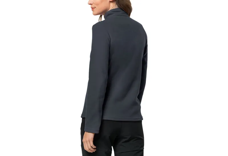 Jack Wolfskin Jack Wolfskin Stehkragenpullover Taunus HZ W mit Halfzip, Blau, – Produktbild 3 von 3