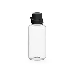 elasto elasto Trinkflasche School, 700 ml, RENEW, Schwarz / transparent, – Produktbild 1 von 1